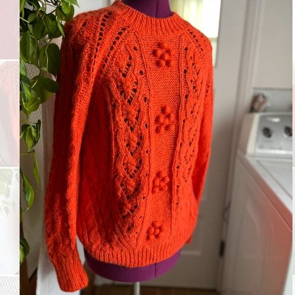 J. Crew Cable Knit Oversized Chunky Sweater - Picture 2 of 9